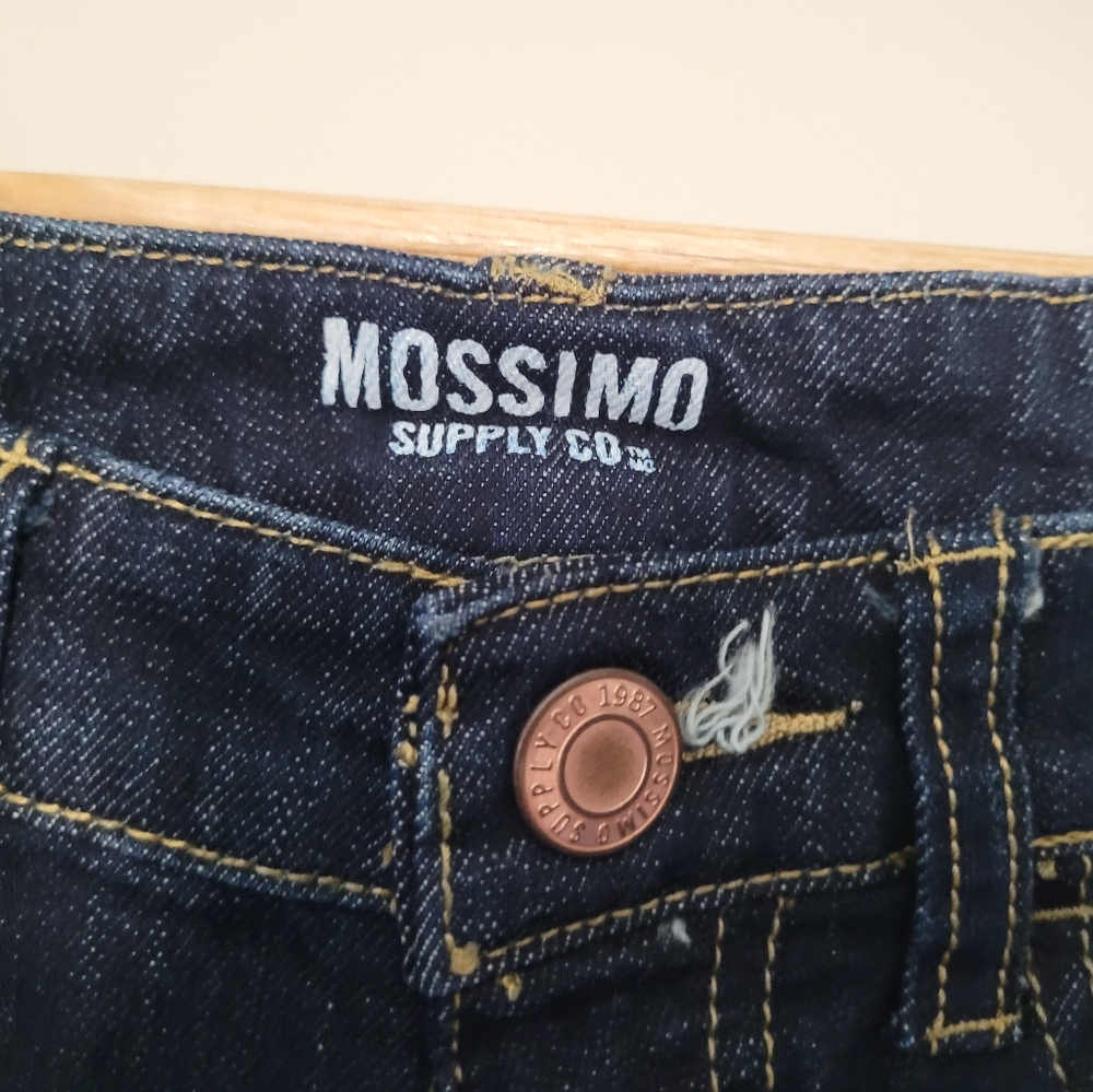 Mossimo Dark Wash Short Shorts Sz 7 Juniors